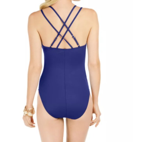 LA BLANCA One-Piece Swimsuit Size 6 EUC! - Picture 4 of 9